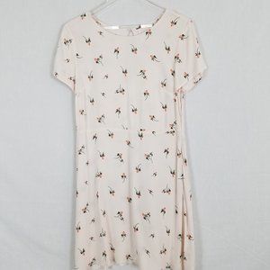 Free People Lightweight Blush Rose Print - Small